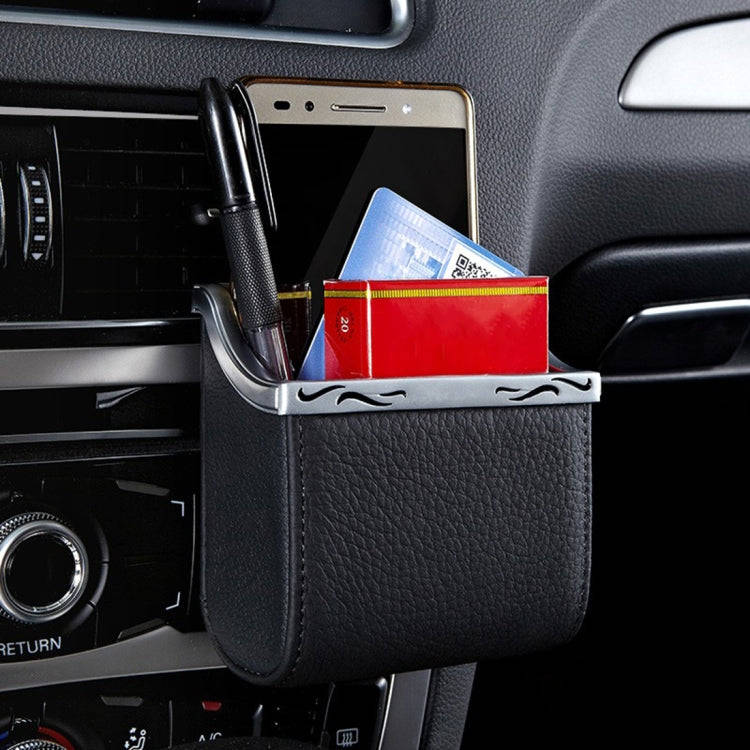 Universal Car Air Vent Mount Outlet Storage Box Case Bag Pouch Phone Holder, Air Vent Storage Box