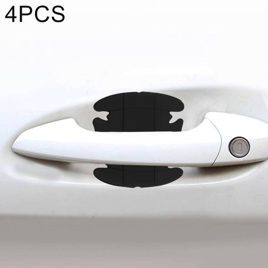 4 PCS Car-Styling Car Door Handle Scratches Resistant Sticker, Car Door Handle Sticker, 4 PCS
