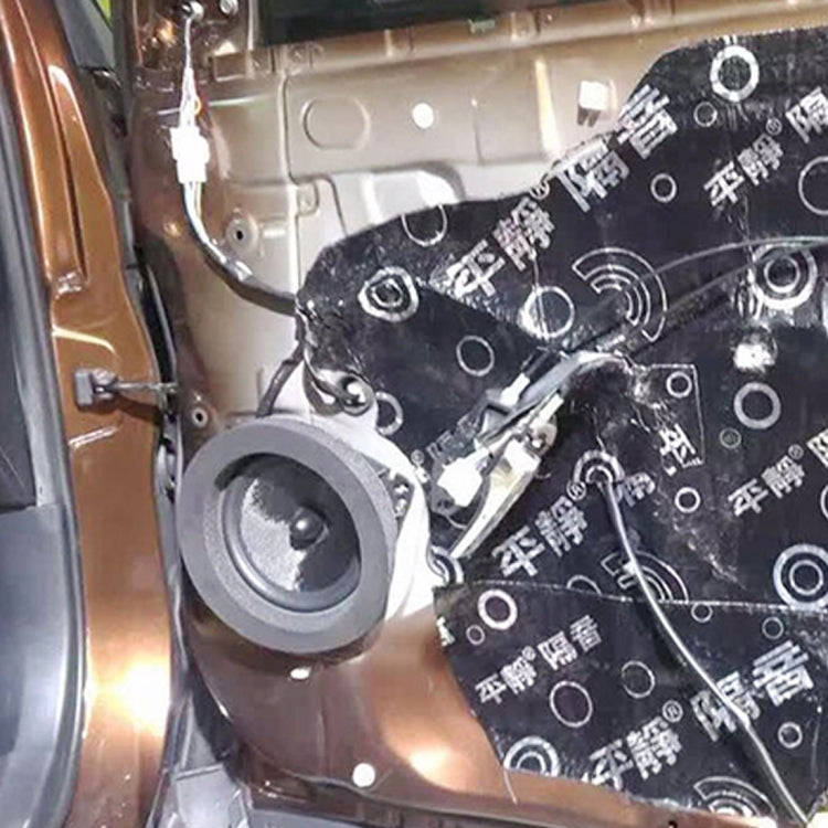 2 PCS Car Sound Insulation Speaker Soundproof Cotton with Self Adhesive Car Sound Insulation Cott...