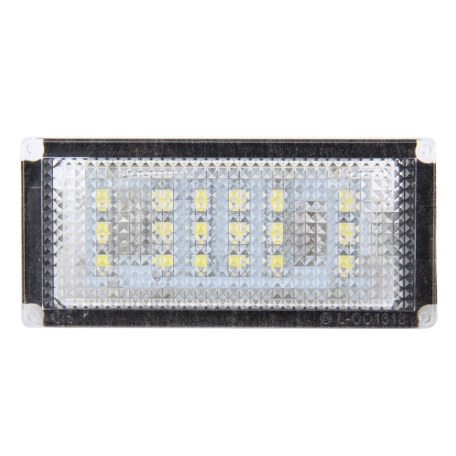 2 PCS License Plate Light with 18  SMD-3528 Lamps for BMW E46 2D M3,2004-2006,2W 120LM,6000K, DC1...