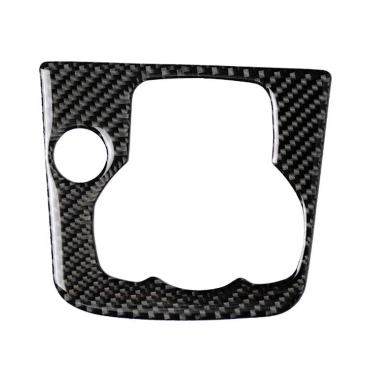 Car Carbon Fiber Right Drive Multimedia Frame A Decorative Sticker for Mazda Axela 2013-2016, Rig...