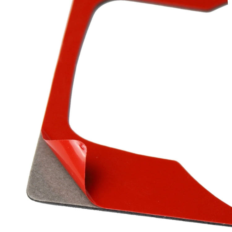 Car Carbon Fiber Right Drive Multimedia Frame A Decorative Sticker for Mazda Axela 2013-2016, Rig...