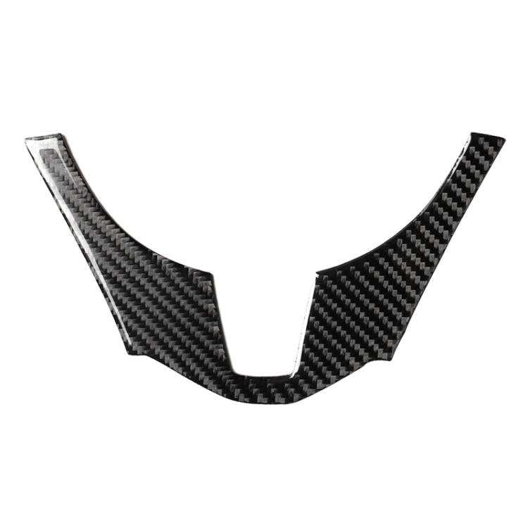 Car Carbon Fiber Steering Wheel Decorative Sticker for Mazda Axela 2014-2016, Steering Wheel