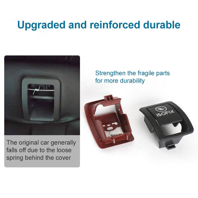 Car Rear Child ISOFIX Switch Seat Safety Cover 2059200513 for Mercedes-Benz W205 2015-2021, Left ...