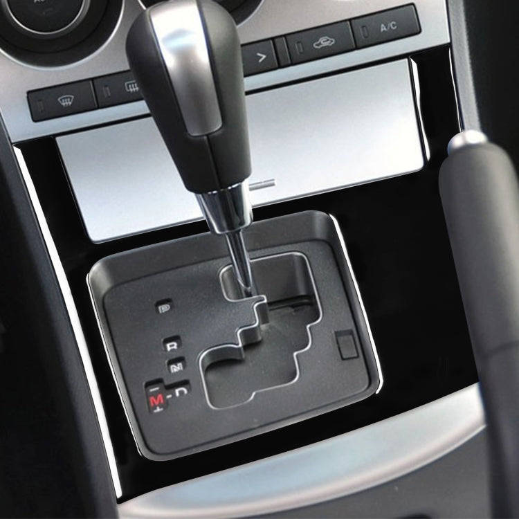 For Mazda 3 Axela 2010-2013 Car Gear Frame Decorative Sticker, Left Drive, Gear Frame, Left Drive