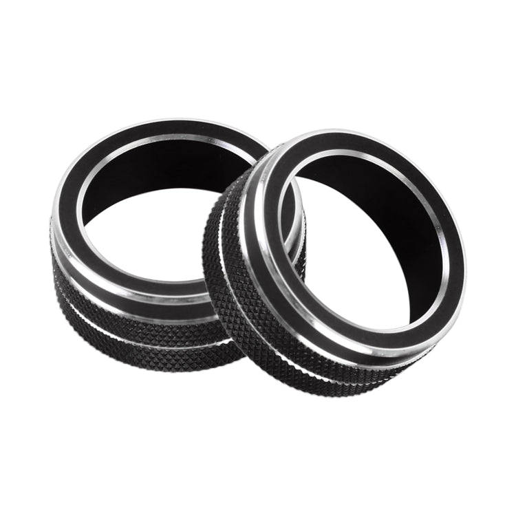 2 PCS Car Metal Air Conditioner Knob Case for Toyota Corolla / Levin / Allion / Yaris 2019-2021, ...