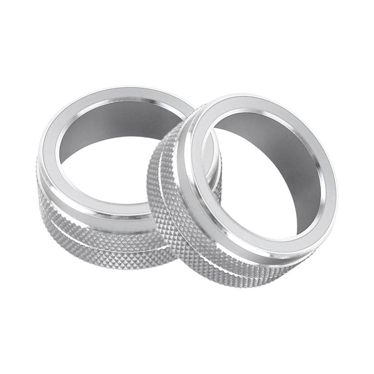 2 PCS Car Metal Air Conditioner Knob Case for Toyota Corolla / Levin / Allion / Yaris 2019-2021, ...