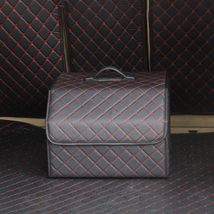 Car Trunk Foldable Storage Box, Checkered Middle Size: 40 x 32 x 30cm, Checkered 40 x 32 x 30cm (...