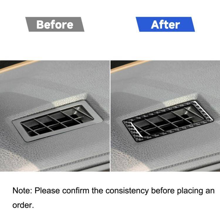 Car Carbon Fiber Dashboard Air Outlet Decorative Sticker for Toyota Corolla / Levin 2014-2018, Le...