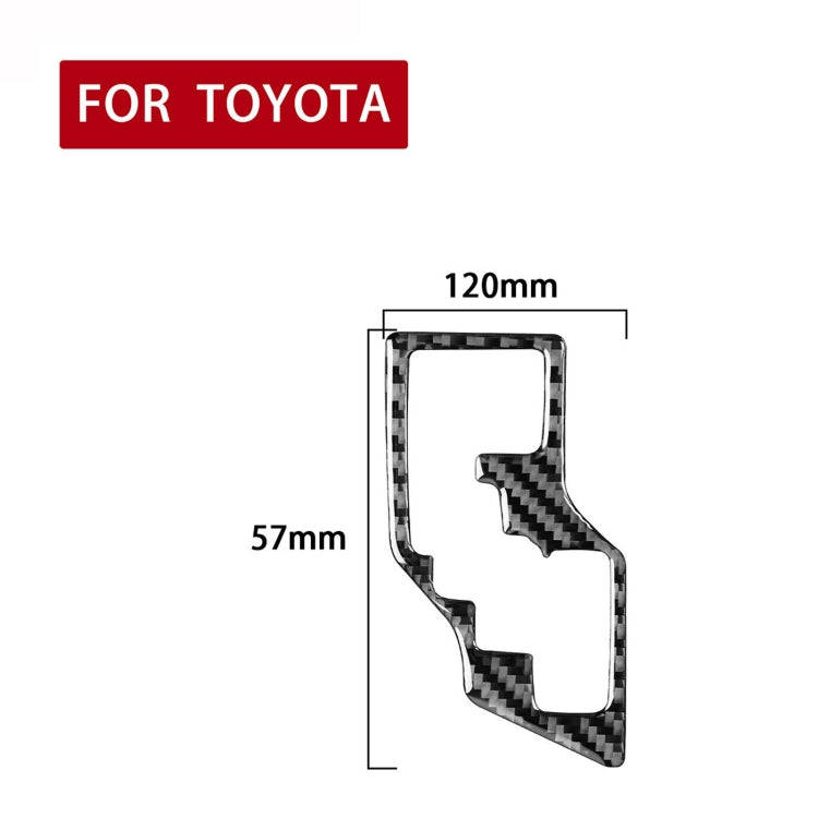 Car Carbon Fiber Gear Decorative Sticker for Toyota Corolla / Levin 2014-2018, Right Drive, Gear,...