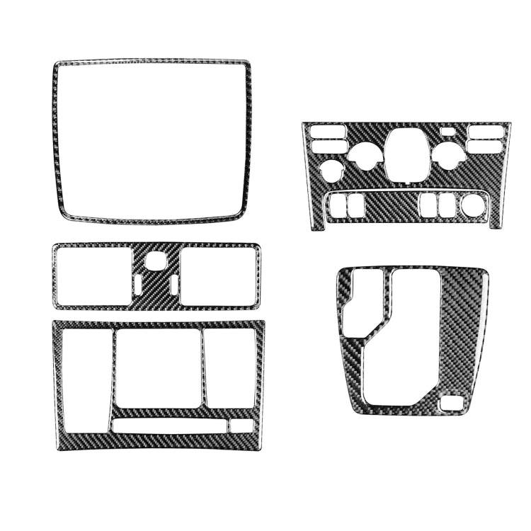 7 in 1 Car Carbon Fiber Gear Set A Decorative Sticker for Volvo XC90 2003-2014, Left Drive, Gear ...