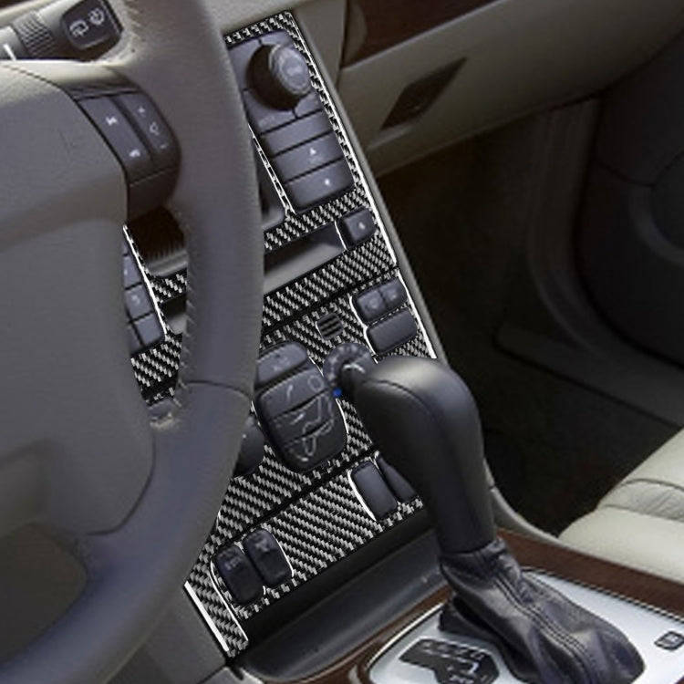 Car Carbon Fiber Control Panel Set A Decorative Sticker for Volvo XC90 2003-2014, Left and Right ...