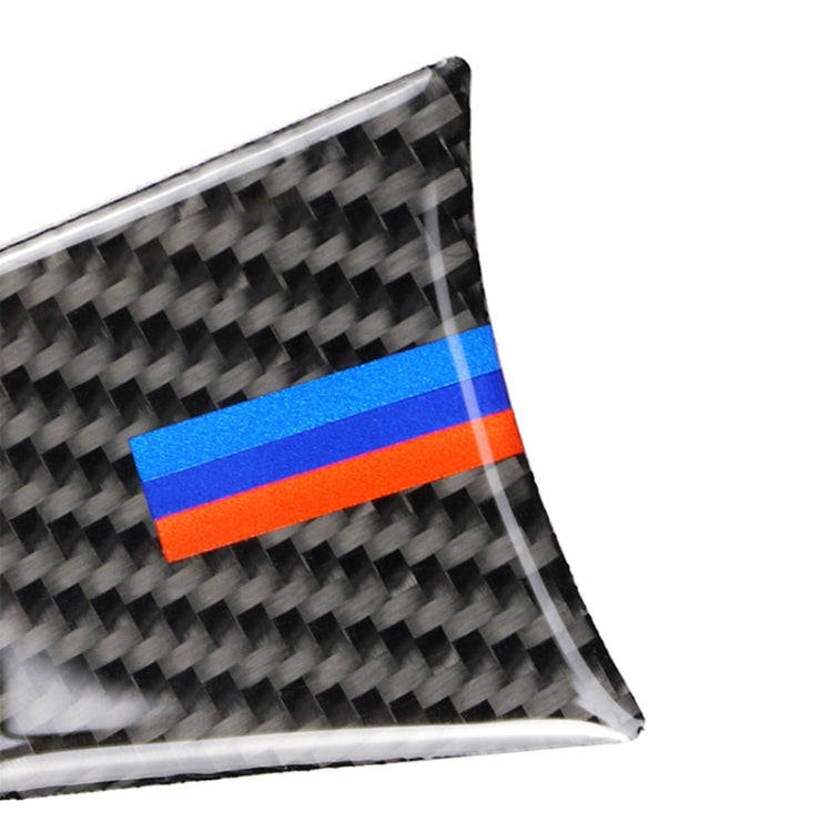 Car Carbon Fiber Steering Wheel Three Color Decorative Sticker for BMW Z4 2009-2015, Steering Whe...