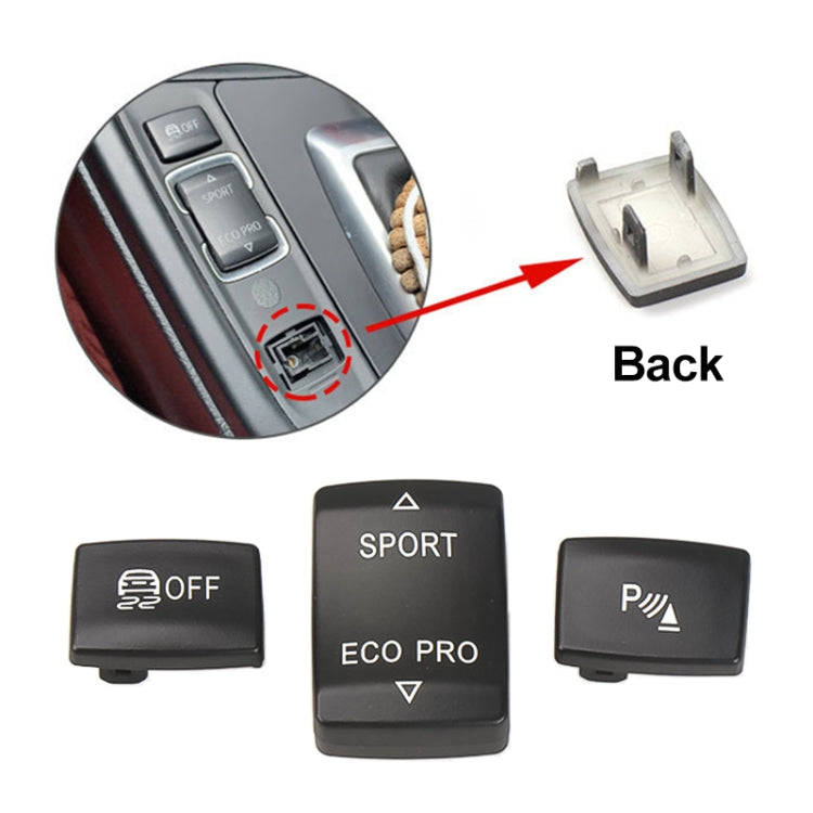 For BMW 3 Series Left Driving Car Central Control Multi-function Radar Button 6131 9252 912, Rada...