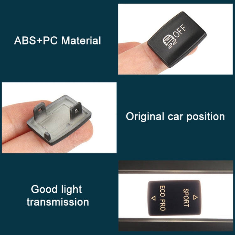 For BMW 3 Series Left Driving Car Central Control Multi-function ESP Button 6131 9252 912, ESP Bu...