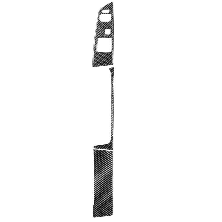 Car Carbon Fiber Main Driving Seat Lift Decorative Sticker for Mazda RX8 2004-2008, Left Drive Lo...