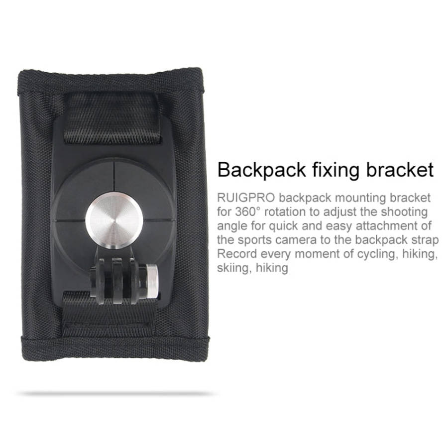 360 Degree Rotating Quick Release Strap Mount Shoulder Backpack Mount for GoPro, Insta360, DJI an...
