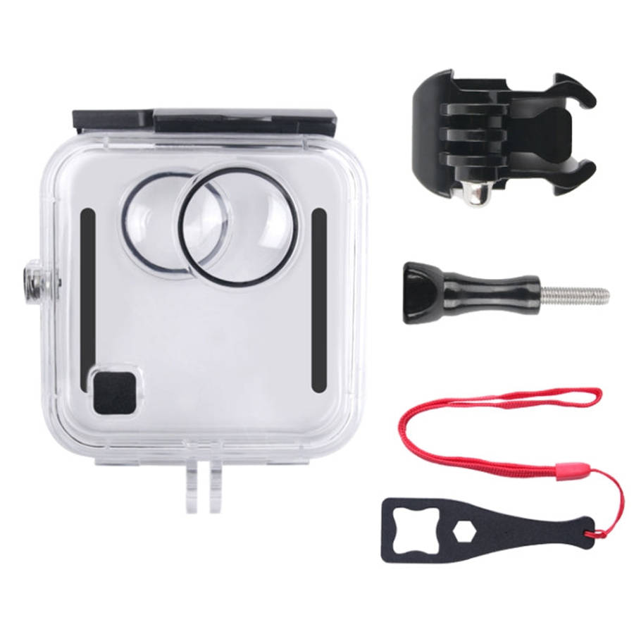 40m Waterproof Housing Protective Case  for GoPro Fusion, with Buckle Basic Mount & Screw & Wrenc...