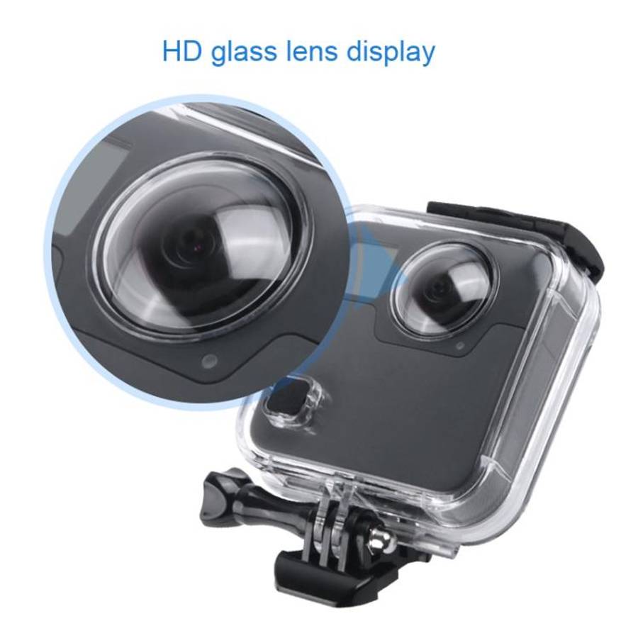 40m Waterproof Housing Protective Case  for GoPro Fusion, with Buckle Basic Mount & Screw & Wrenc...