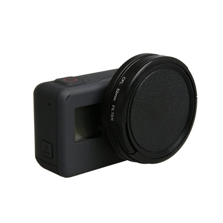 For GoPro HERO5 Proffesional 52mm Lens Filter(CPL Filter + Lens Protective Cap + Hex Spanner) & (...