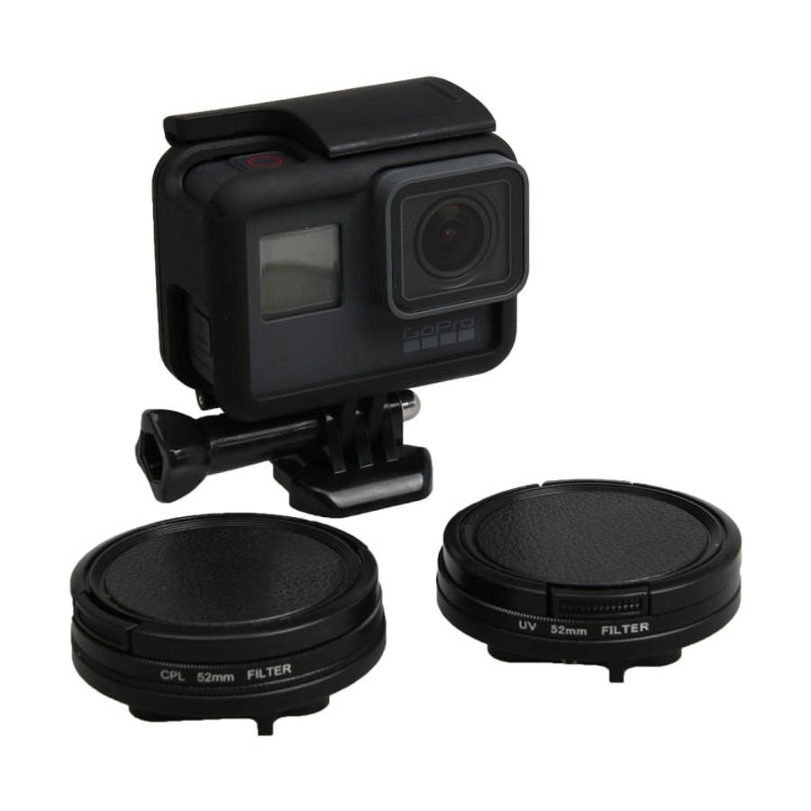 For GoPro HERO5 Proffesional 52mm Lens Filter(CPL Filter + Lens Protective Cap + Hex Spanner) & (...