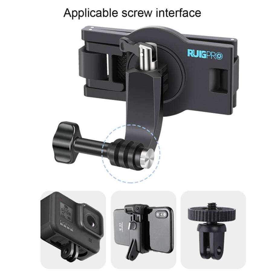 RUIGPRO 360 Degree Rotating Quick Release Strap Mount Shoulder Backpack Mount for GoPro, Insta360...