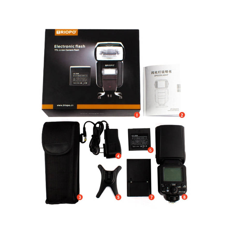 Triopo TR-666 2000mAh 2.4G Wireless Dual TTL Mode Flash Speedlite for Canon / Nikon DSLR Cameras,...