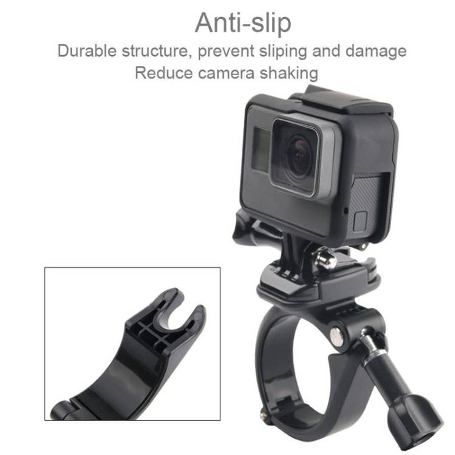 GP434 Large Size Bicycle Motorcycle Handlebar Fixing Mount for GoPro, Insta360, DJI and Other Act...