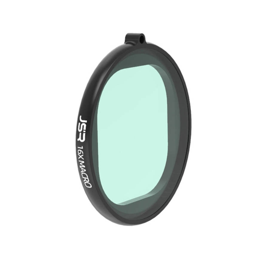 JSR Round Housing 16X Macro Lens Filter for GoPro HERO8 Black, Macro Lens
