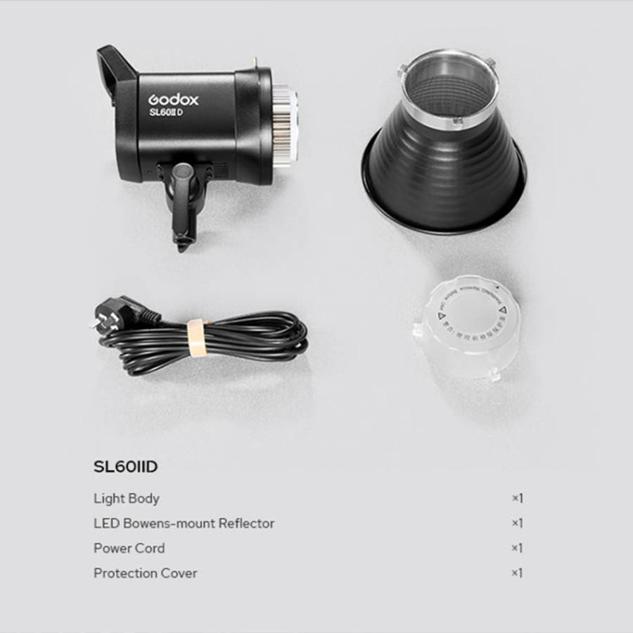 Godox SL60IID 70W 5600K Daylight Balanced LED Video Light, SL60IID