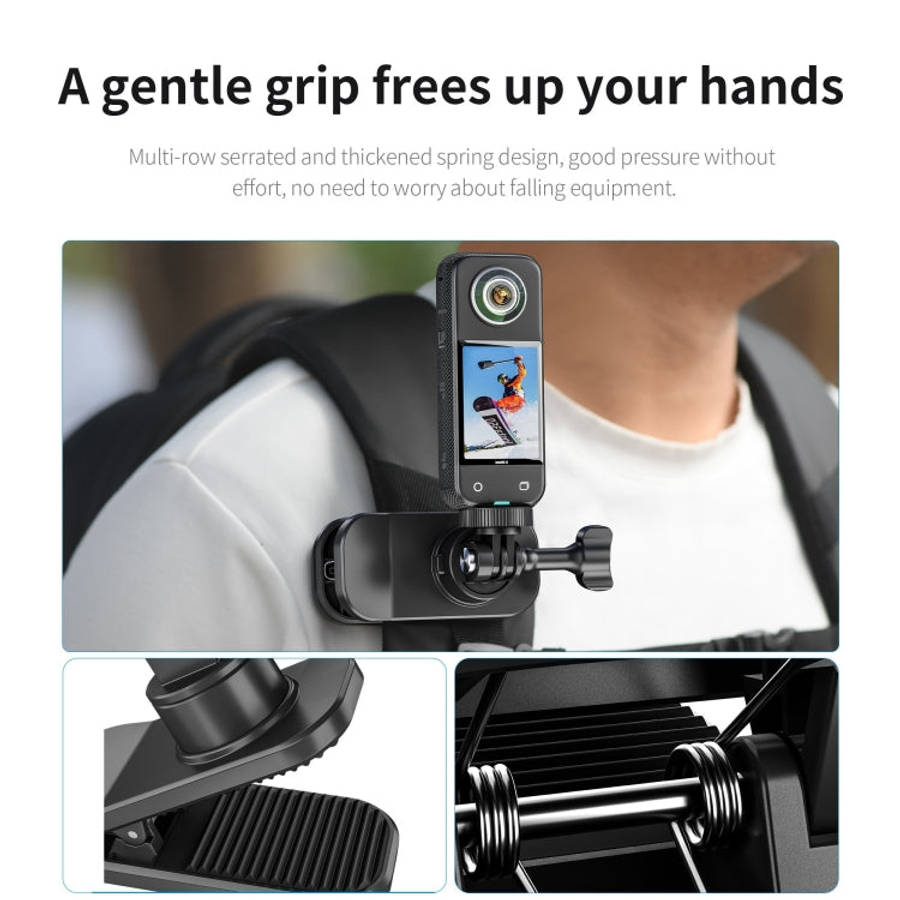 STARTRC 360 Degree Rotation Backpack Clip Magnetic Suction Mount, Backpack Clip
