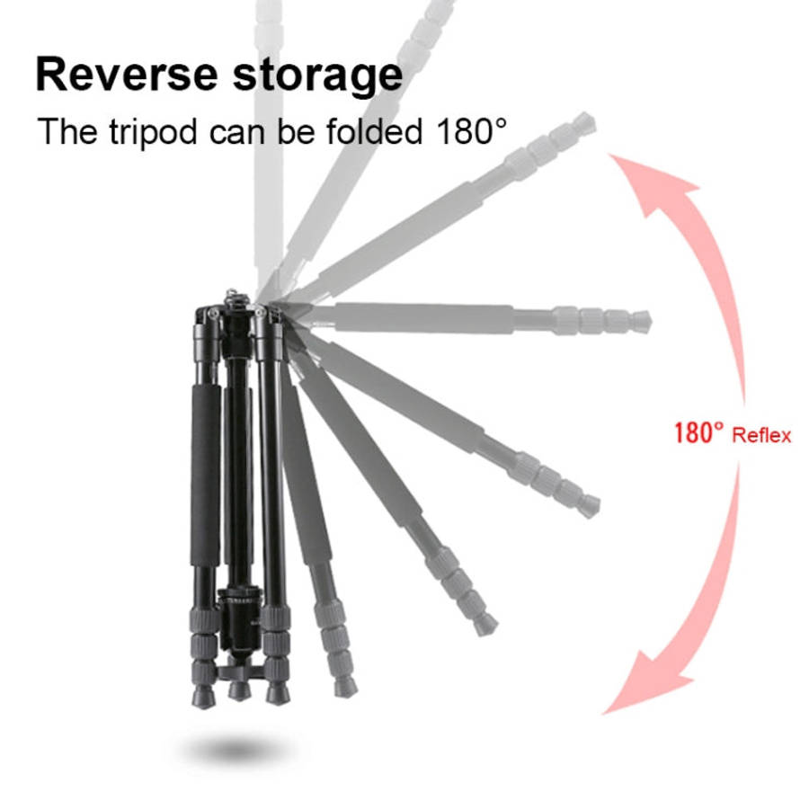 TRIOPO M2508 Multifunction Adjustable 4-Section Portable Aluminum Alloy Tripod Monopod with D-2A ...