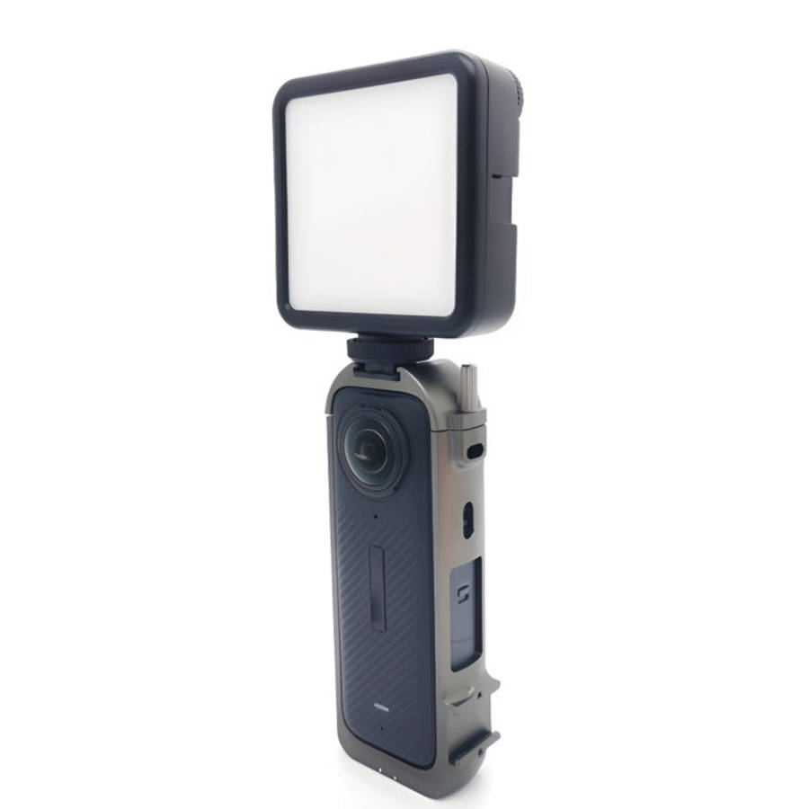 For Insta360 X4 Metal Protective Cage Rig Housing Frame with Expand Cold Shoe Base & Tripod Adapt...