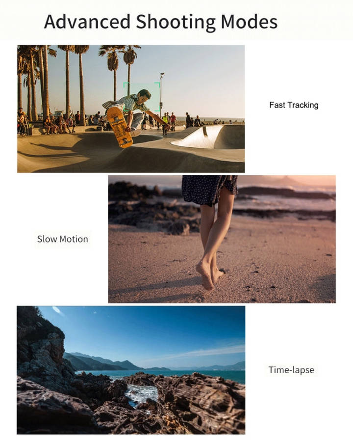 MOZA Mini MX 3 Axis Foldable Handheld Gimbal Stabilizer for Action Camera and Smart Phone, Mini MX