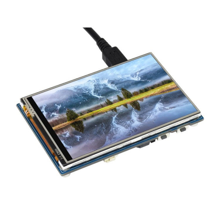 Waveshare 3.5 inch IPS Screen Overall Evaluation Board for Raspberry Pi Pico, Misc Onboard Compon...