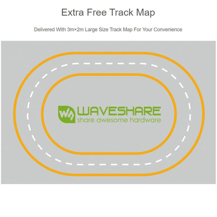 Waveshare JetRacer Pro 2GB AI Kit, High Speed AI Racing Robot Powered by Jetson Nano 2GB, Pro Ver...