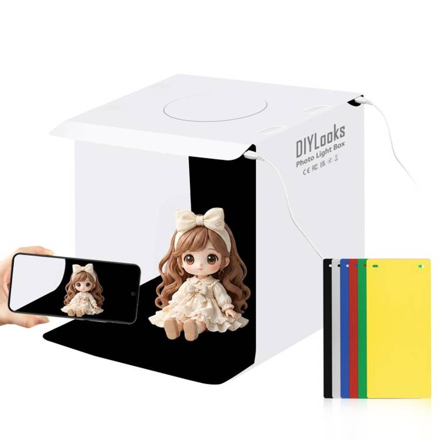 20cm Include 2 LED Panels Folding Portable 1100LM Light Photo Lighting Studio Shooting Tent Box K...