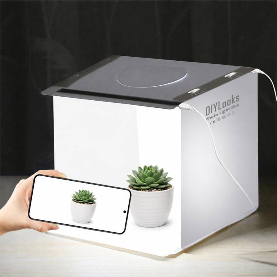 20cm Include 2 LED Panels Folding Portable 1100LM Light Photo Lighting Studio Shooting Tent Box K...