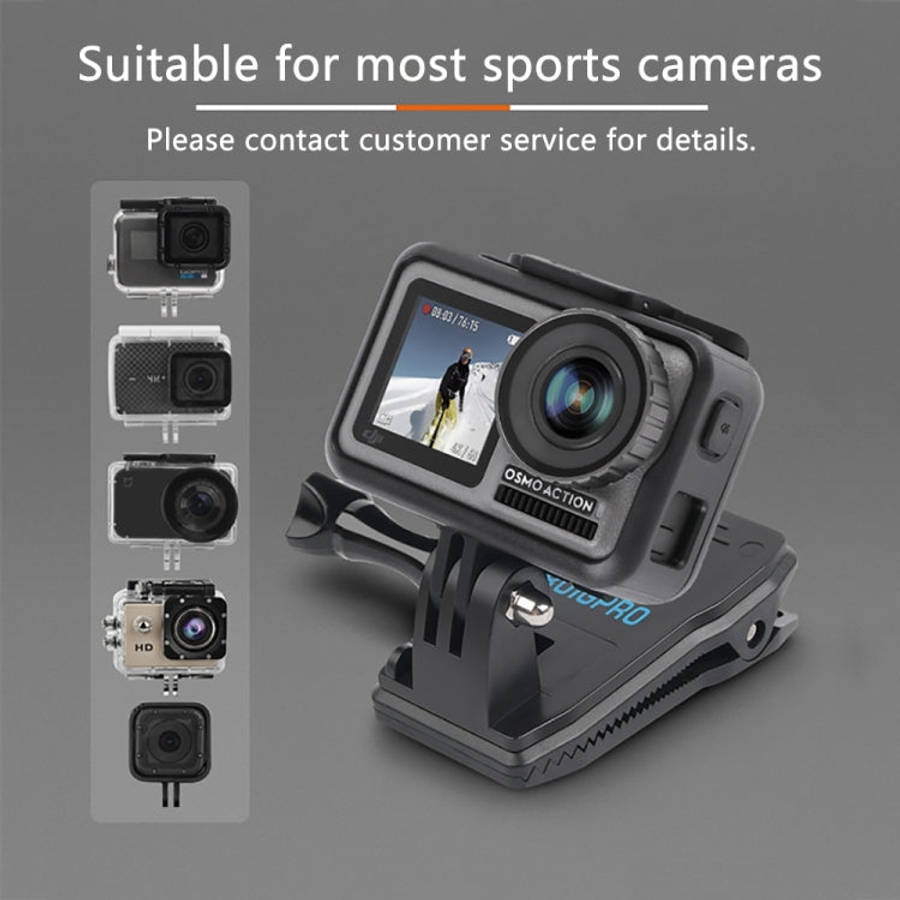 RUIGPRO 360 Degree Rotation Backpack Rec-Mounts Clip Clamp Mount with Screw for GoPro, Insta360, ...