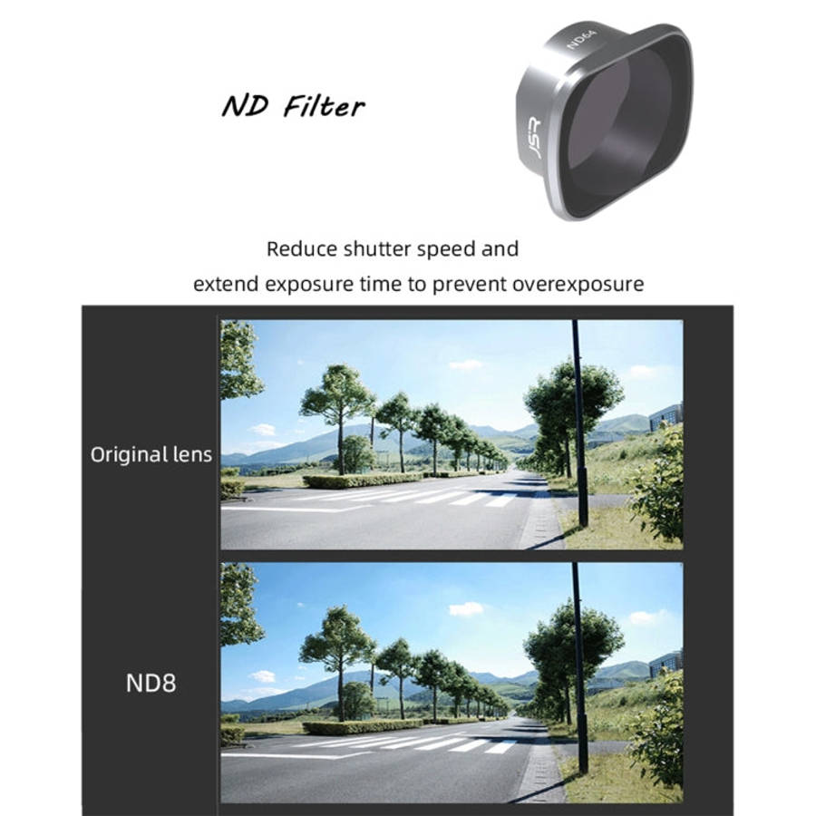 JSR KS ND32 Lens Filter for DJI FPV, Aluminum Alloy Frame, ND32