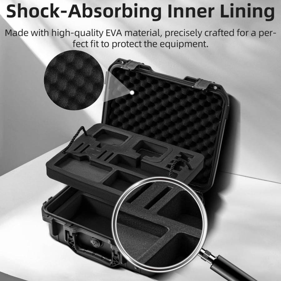 For DJI Osmo Action 5 Pro STARTRC Waterproof EVA ABS Dual-layer Suitcase Storage Box, For DJI Osm...