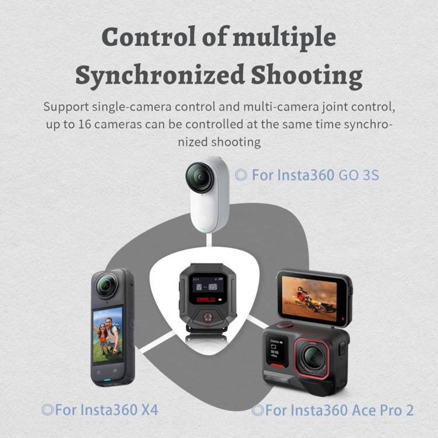 STARTRC GPS Bluetooth Remote Control For Insta360 X4 Series / Ace Pro Series / GO 3S Series, For ...