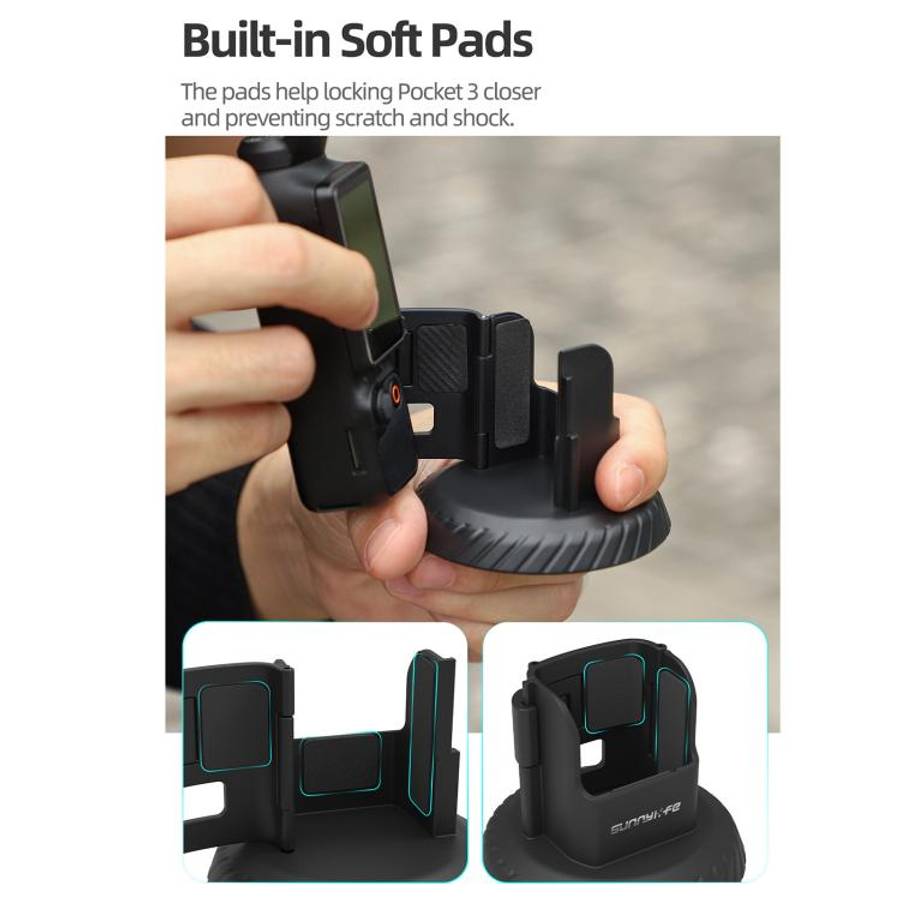 For DJI Osmo Pocket 3 Sunnylife Magnetic Base Mount Tabletop Base Stand Holder, OP3-MZ982
