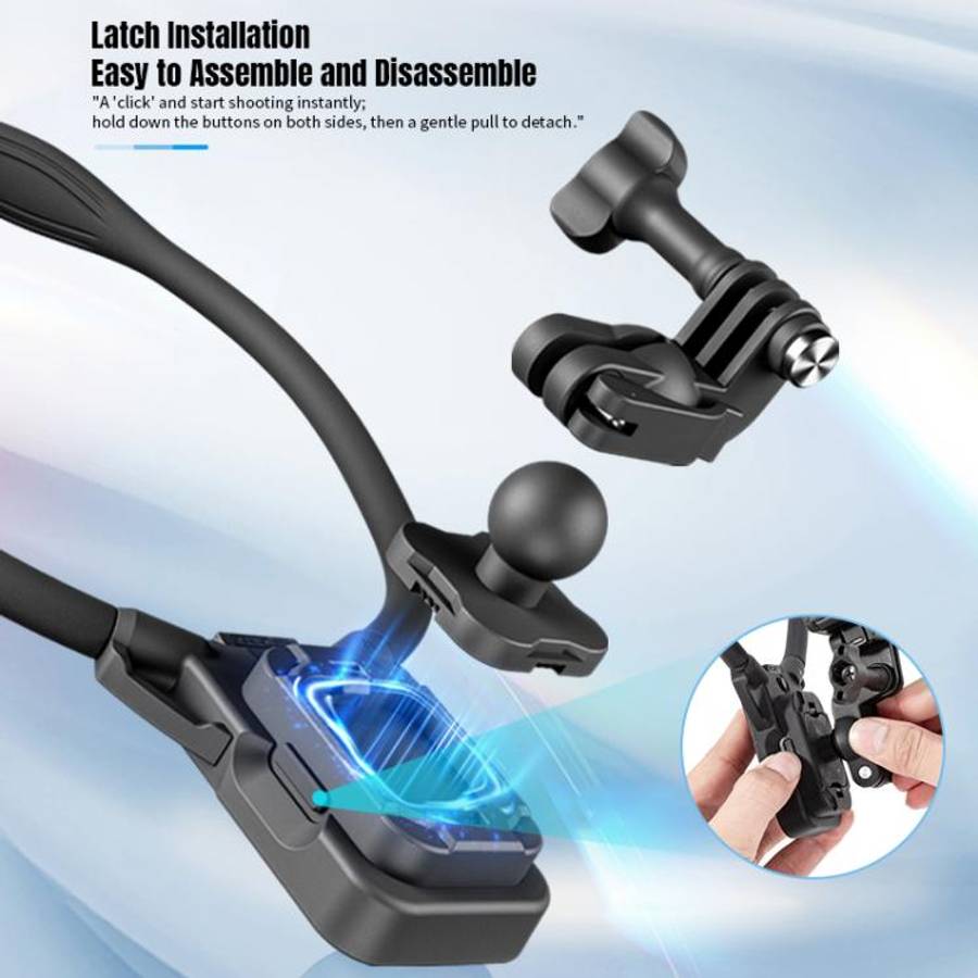 STARTRC Lazy Neck Bracket V3 POV View Mount with Chest Strap, POV View Mount with Chest Strap