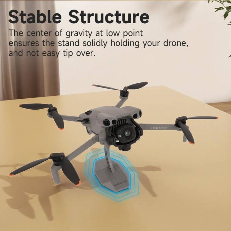 For DJI Mini 5 Pro / 4 Pro / 3 Pro Sunnylife Desktop Display Stand Drone Mount Exhibition Base Br...