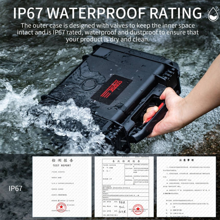 For Insta360 X4 STARTRC Waterproof EVA ABS Dual-layer Suitcase Storage Box, For Insta360 X4
