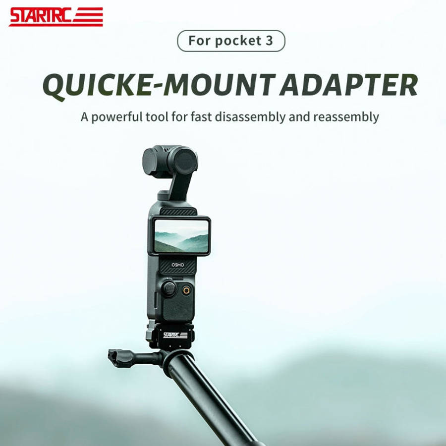 For DJI Pocket 3 STARTRC Quick Mount Adapter Extension Bracket, For DJI Pocket 3