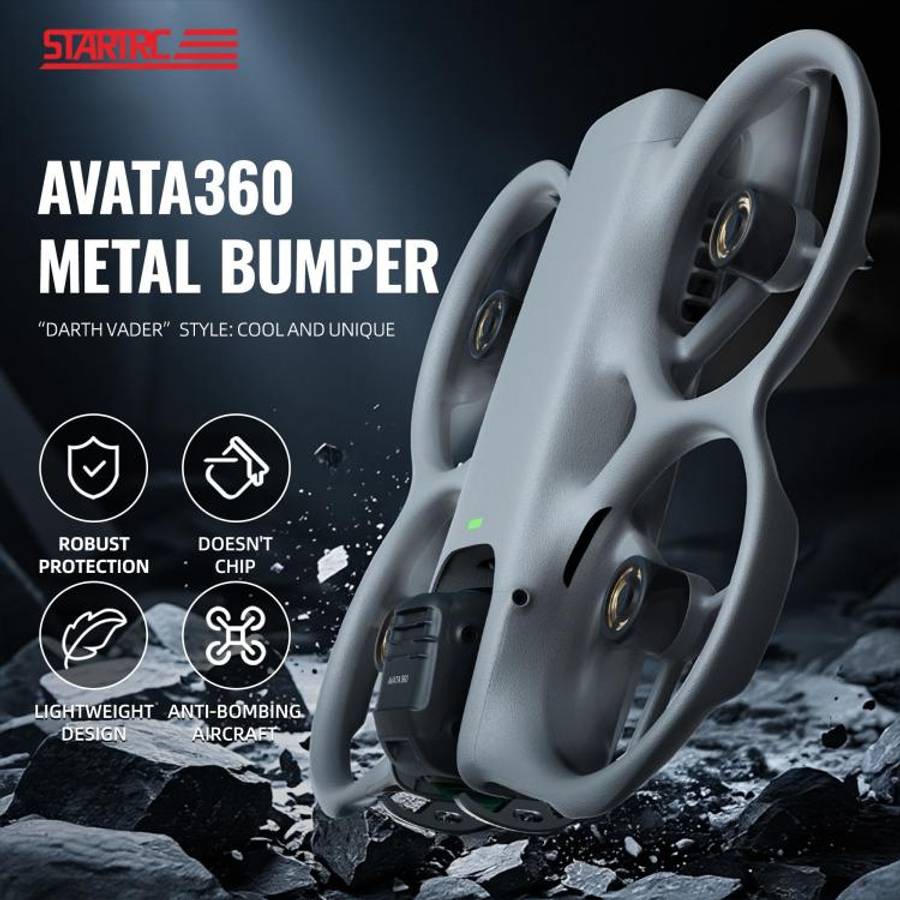 For DJI Avata 360 STARTRC Gimbal Lens Anti-collision Plastic Guard Bumper