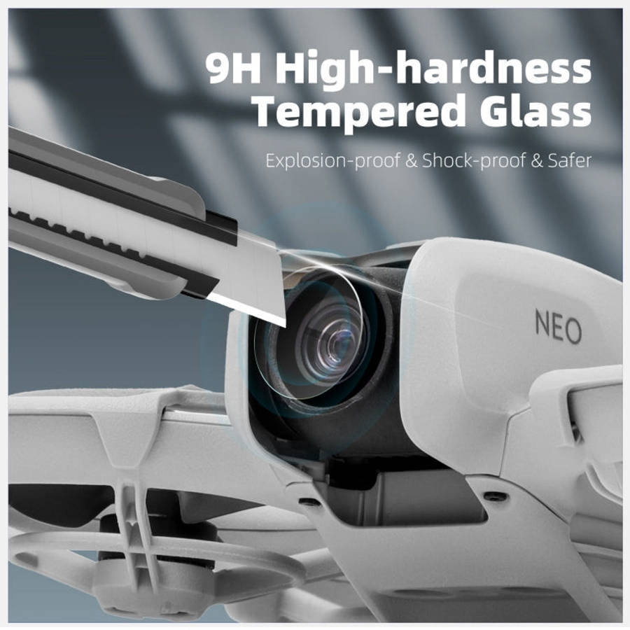 For DJI Neo Sunnylife 2pcs Tempered Glass Drone Lens Film