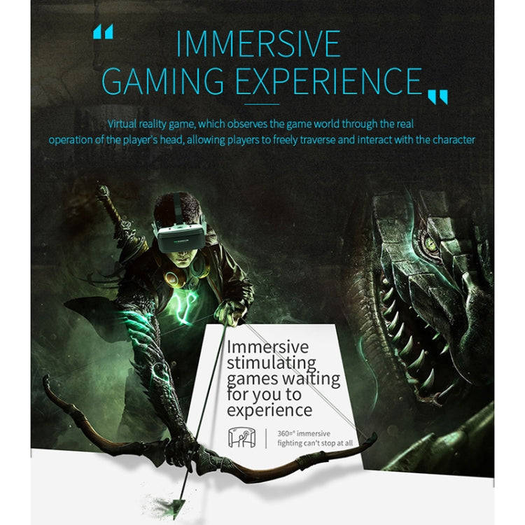 VR SHINECON G06E Virtual Reality 3D Video Glasses Suitable for 4.7 inch - 6.1 inch Smartphone wit...